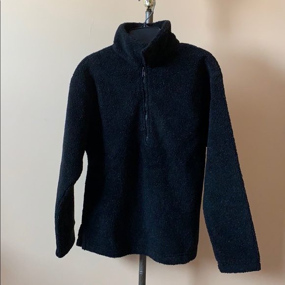 Black Teddy Quarter-Zip - Picture 2 of 6